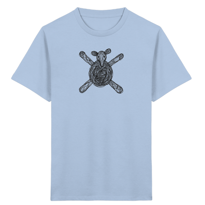 Tapir von oben gezeichnet - Kinder Bio T-Shirt