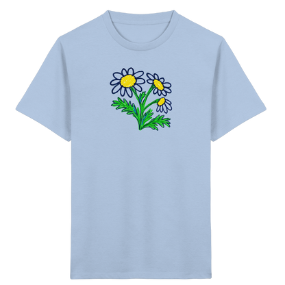 Kritzel-Kamille Kinder T-Shirt - Kinder Bio T-Shirt