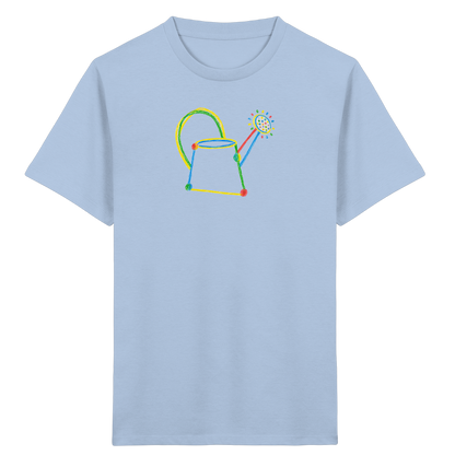 Bunte Kreide Gießkanne Kinder - Kinder Bio T-Shirt