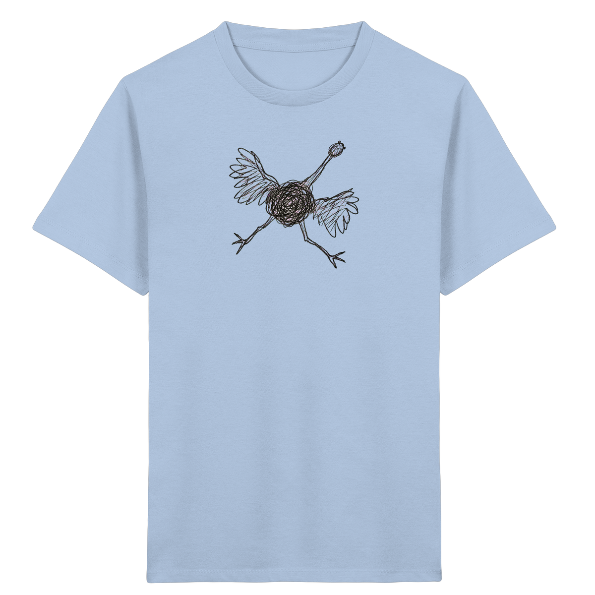 Strauß von oben - Kinder Bio T-Shirt