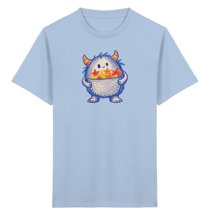 Kleines Monster mit Sternentasche - Kinder Bio T-Shirt