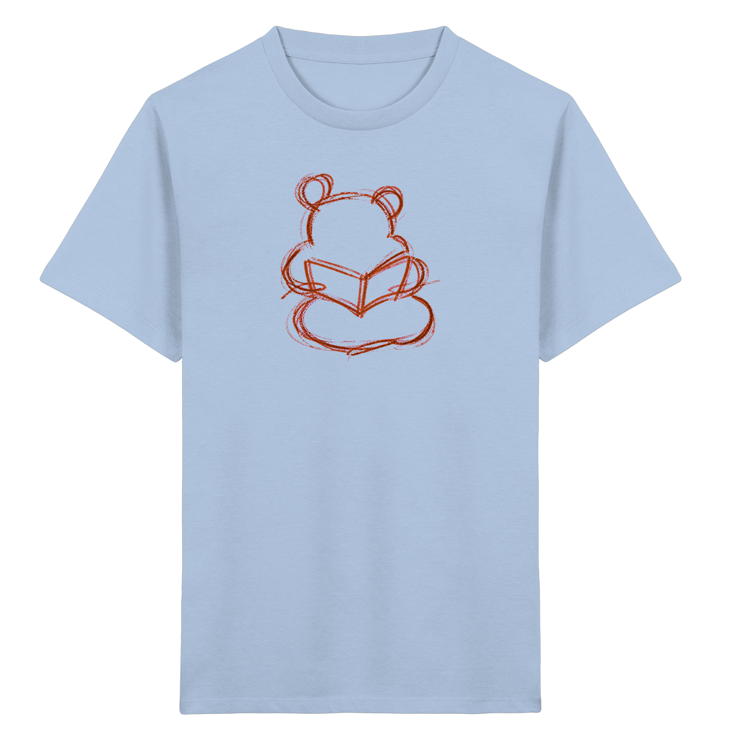Kinder T-Shirt – Wackelbär mit offenem Buch