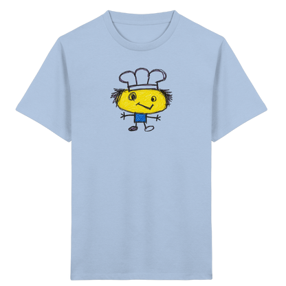 Kritzelkopf mit Kochmütze - Kinder Bio T-Shirt