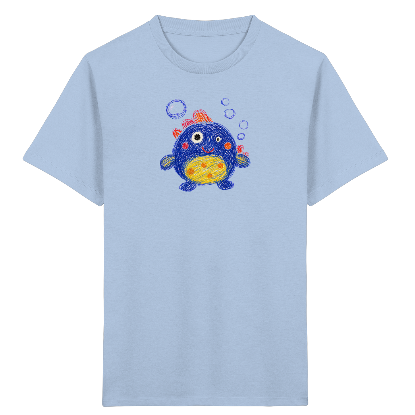Blubberbauch Unterwasser Monster - Kinder Bio T-Shirt