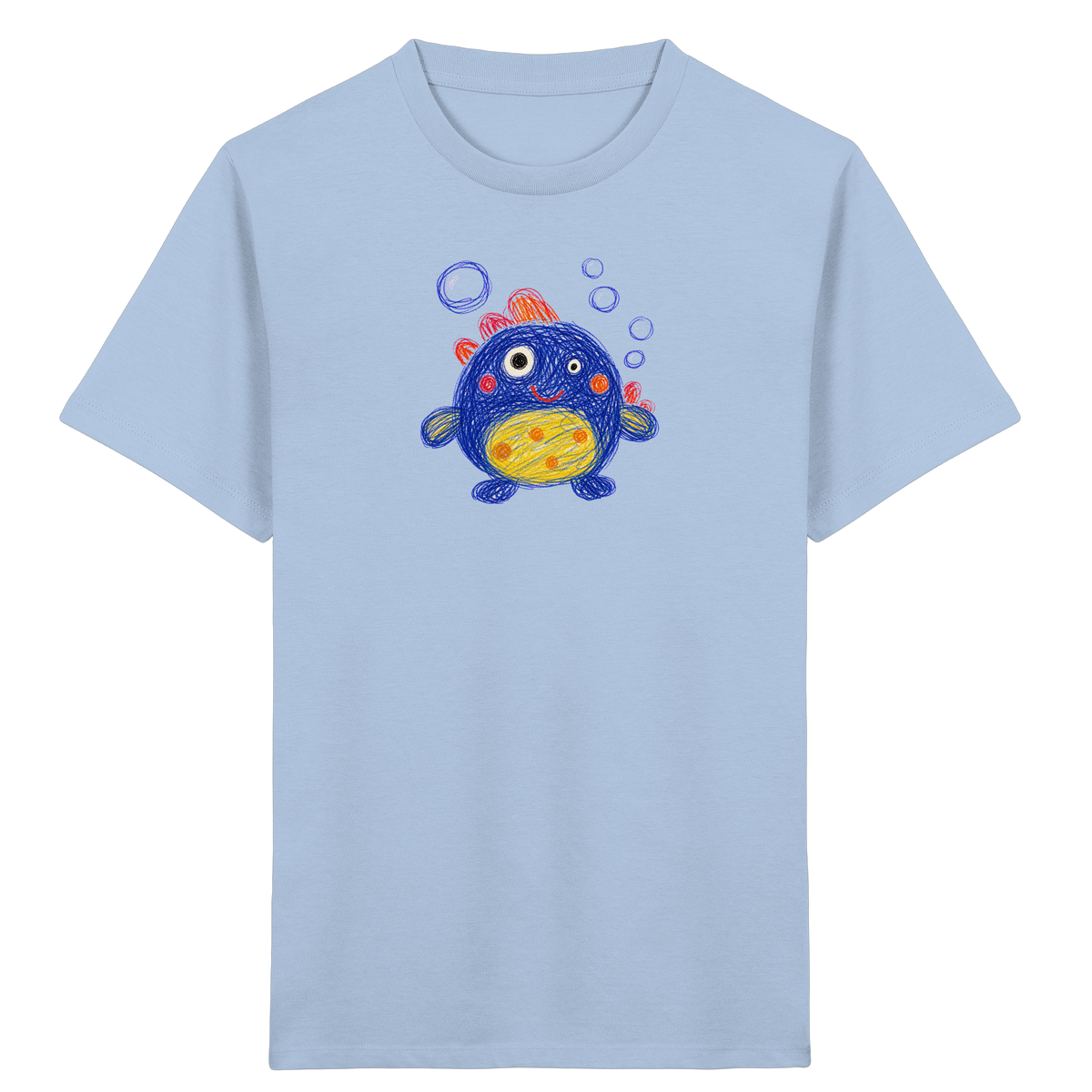 Blubberbauch Unterwasser Monster - Kinder Bio T-Shirt