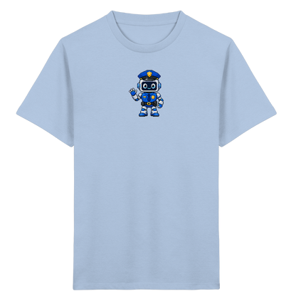Pixel Roboter Polizei: Winkendes Kinder-T-Shirt - Kinder T-Shirt