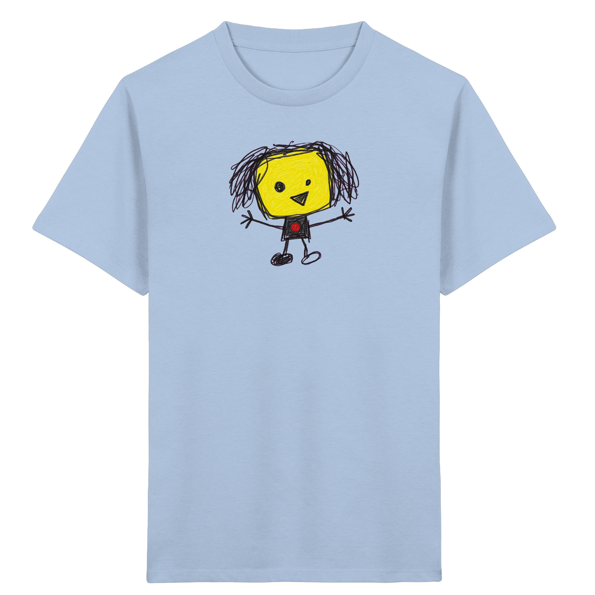 Kritzelkopf mit Wirbelhaar - Kinder Bio T-Shirt