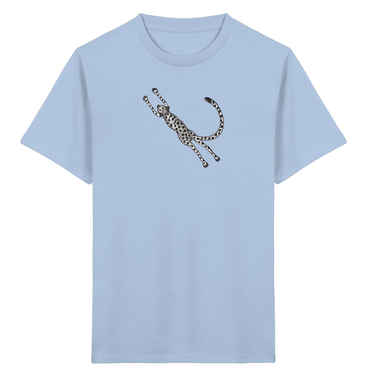 Gepard von oben - Kinder Bio T-Shirt