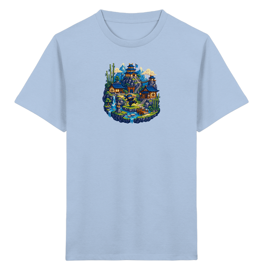Cooles Ninja Pixel Art T-Shirt - Kinder Bio T-Shirt