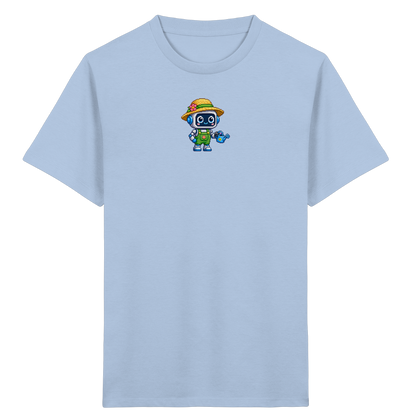 Pixel Roboter T-Shirt: Freundlicher Look - Kinder T-Shirt
