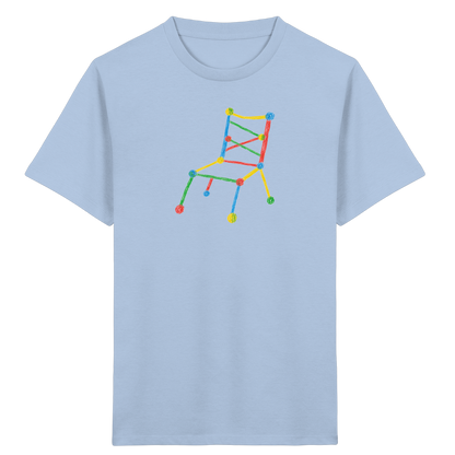 Bunter Kritzelstuhl für Kinder - Kinder Bio T-Shirt
