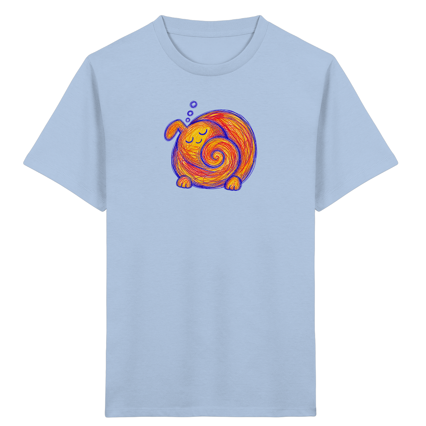 Schnarchkringel Monster Kinder Shirt - Kinder Bio T-Shirt