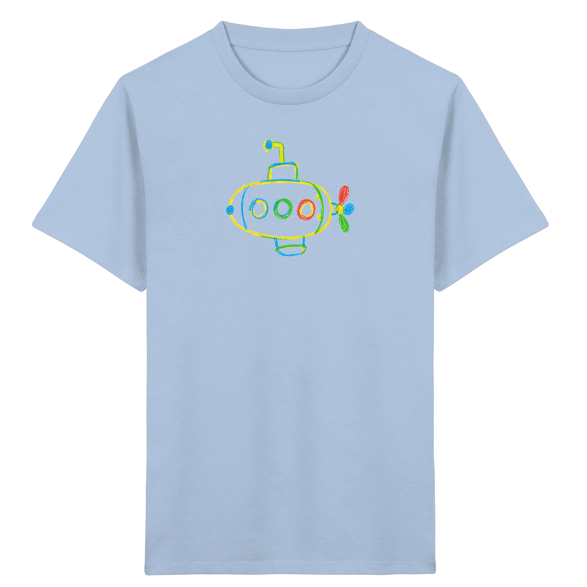 Farbpunkt U-Boot Abenteuer - Kinder Bio T-Shirt