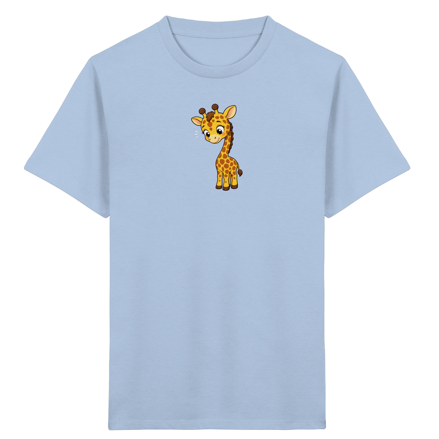 Niedliche Giraffe: Fröhliches Kinder-T-Shirt - Kinder Bio T-Shirt
