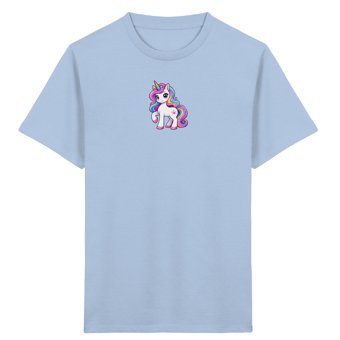 Magisches Einhorn T-Shirt mit Sternen - Kinder Bio T-Shirt