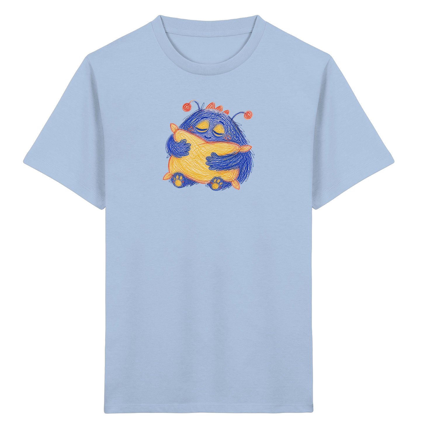 Kissenkuschler Monster Kinder T-Shirt - Kinder Bio T-Shirt