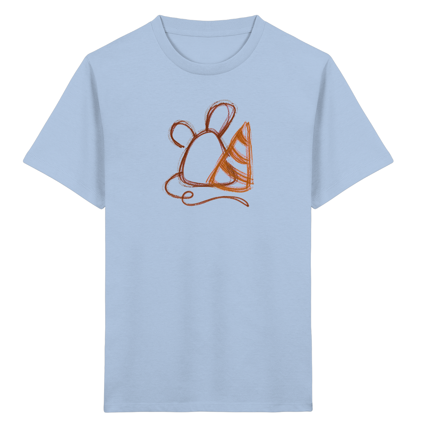 Krakelmaus mit großer Schultüte - Kinder Bio T-Shirt