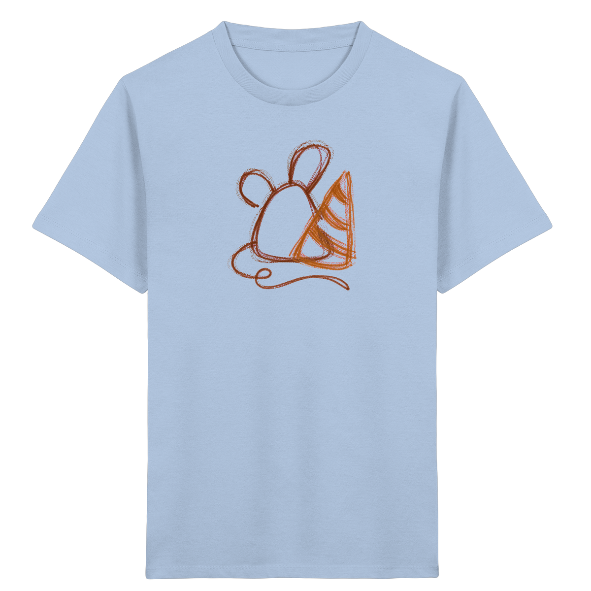 Krakelmaus mit großer Schultüte - Kinder Bio T-Shirt