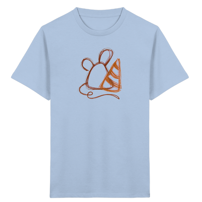 Krakelmaus mit großer Schultüte - Kinder Bio T-Shirt