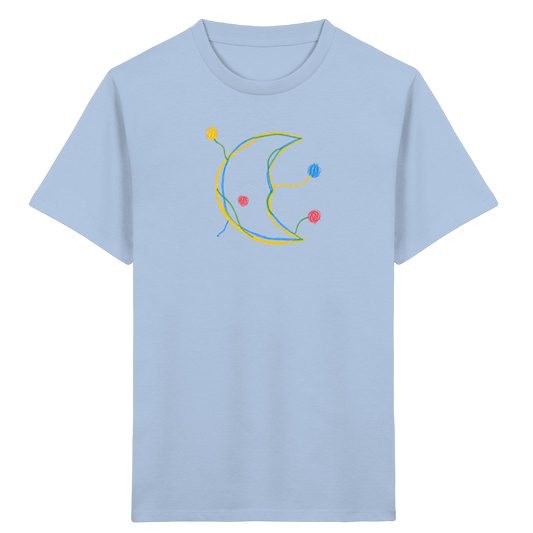 Farbpunkt Mond für Kinder - Kinder Bio T-Shirt