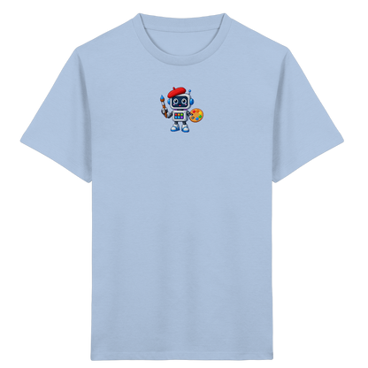 Pixel Roboter Künstler T-Shirt für Kinder - Kinder T-Shirt