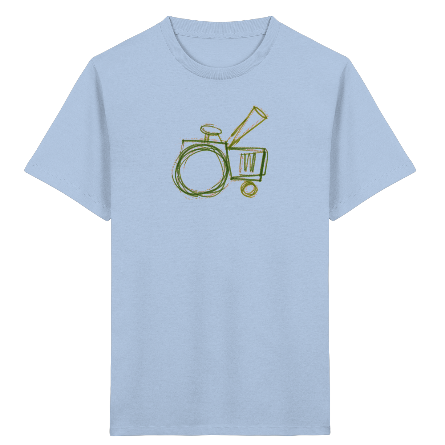 Wackeltraktor mit Schultüte - Kinder Bio T-Shirt