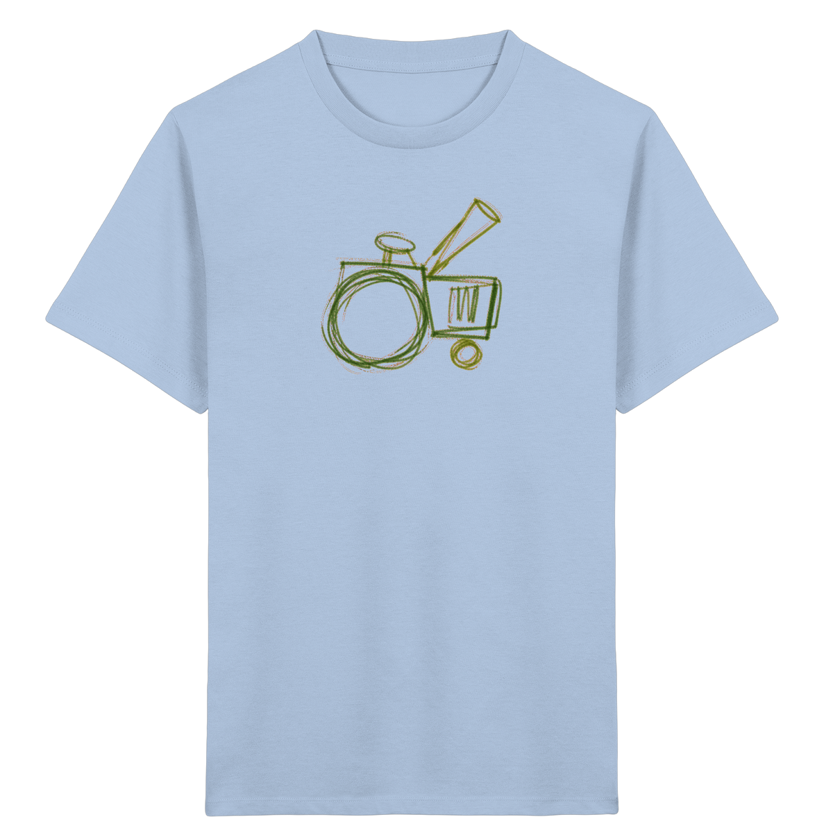 Wackeltraktor mit Schultüte - Kinder Bio T-Shirt