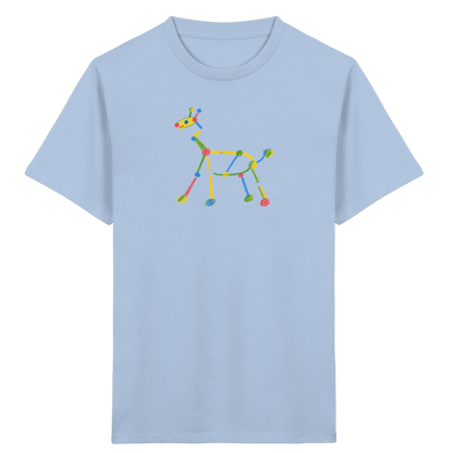Farbpunkt Giraffe Kinder T-Shirt - Kinder Bio T-Shirt
