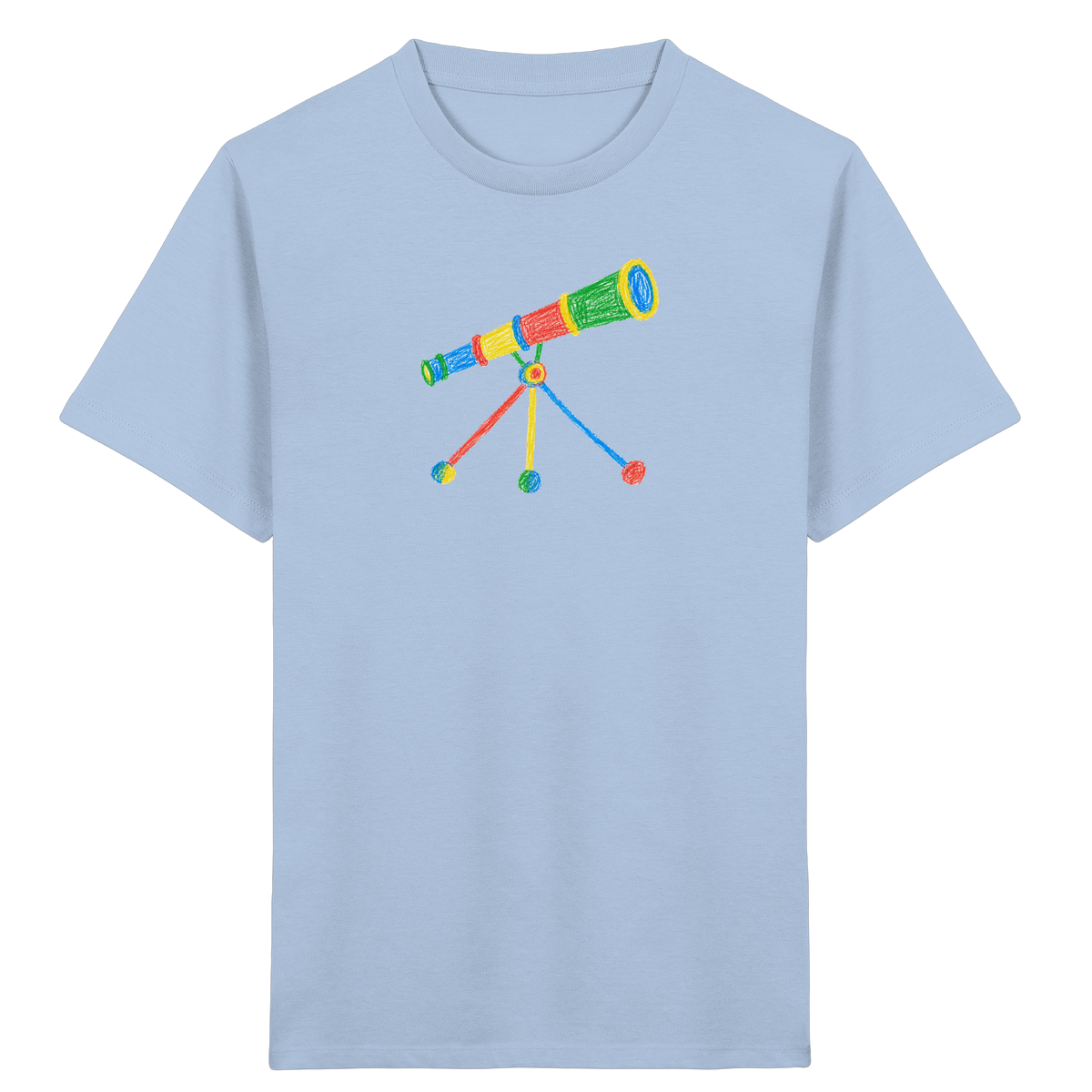 Farbpunkt Teleskop für Kinder - Kinder Bio T-Shirt