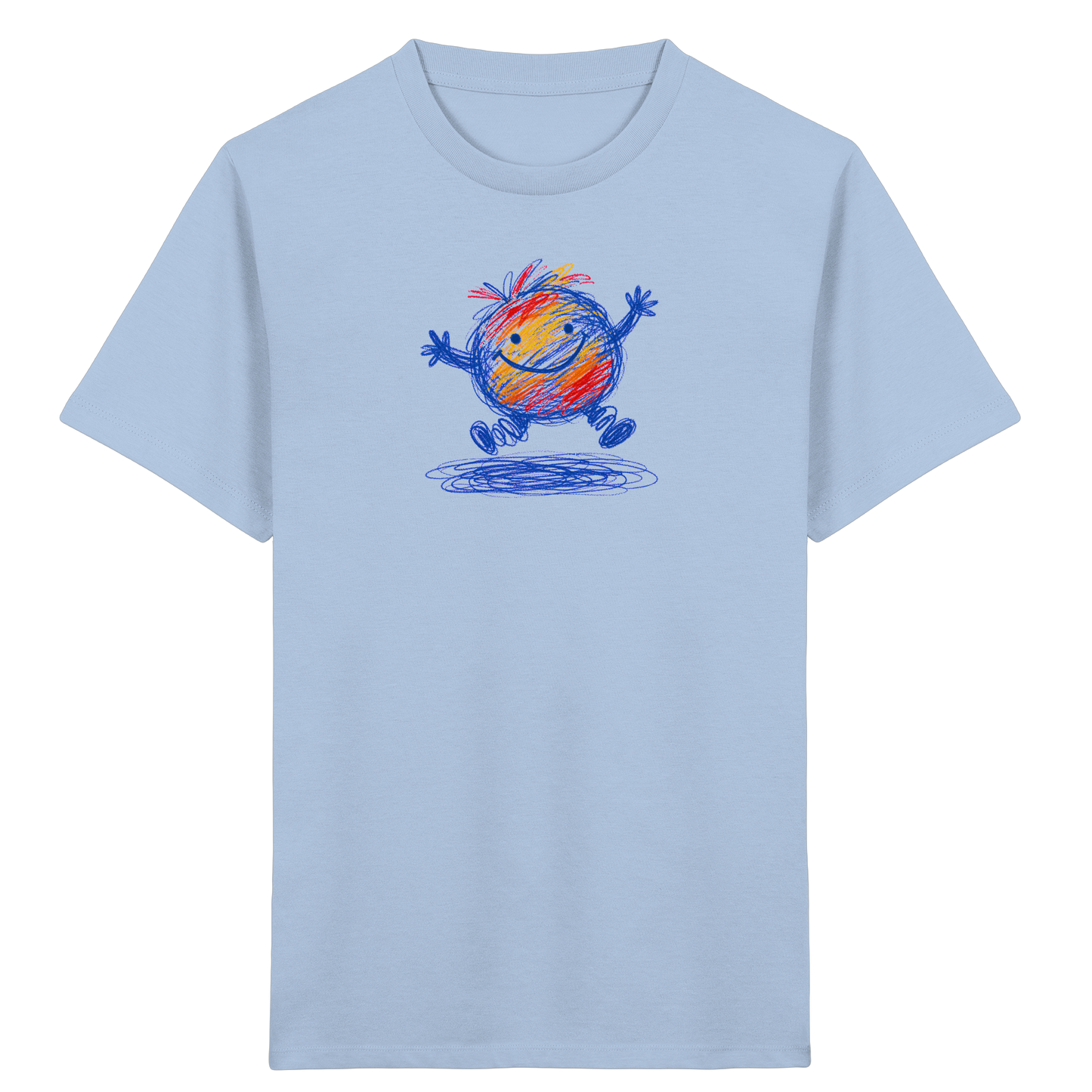 Pfützenhüpfer Kritzelmonster Kinder Shirt - Kinder Bio T-Shirt