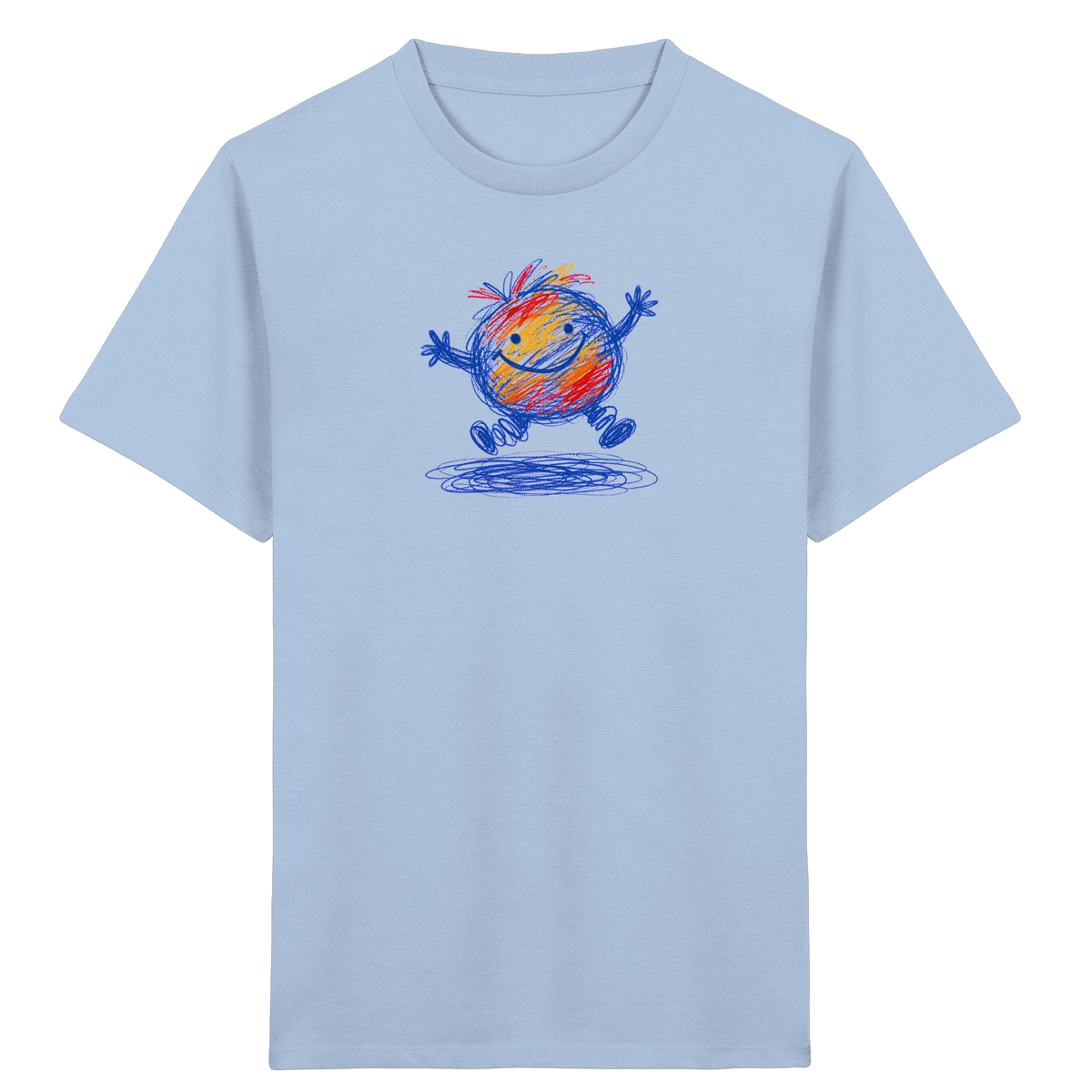 Pfützenhüpfer Kritzelmonster Kinder Shirt - Kinder Bio T-Shirt