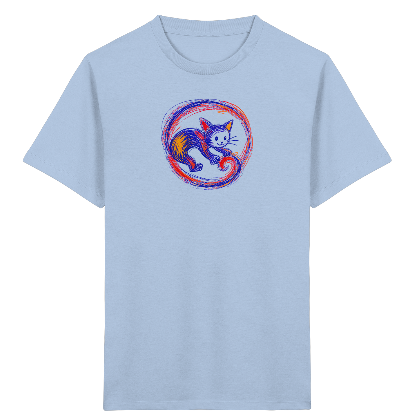Kringelschwanz Monster Kinder T-Shirt - Kinder Bio T-Shirt
