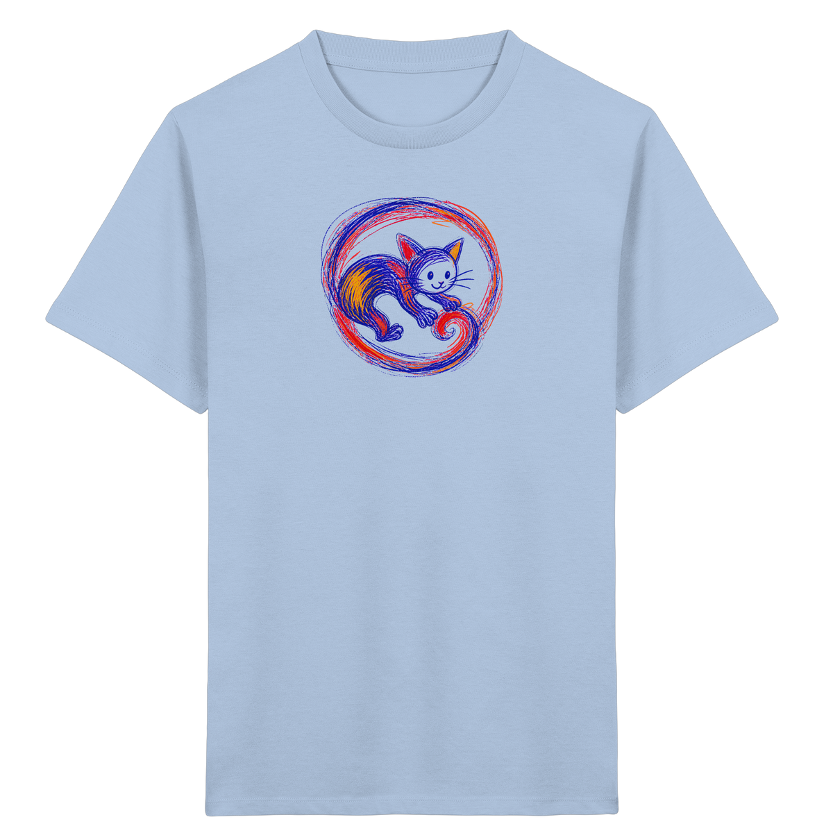 Kringelschwanz Monster Kinder T-Shirt - Kinder Bio T-Shirt