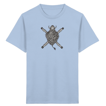 Bison von oben - Kinder Bio T-Shirt