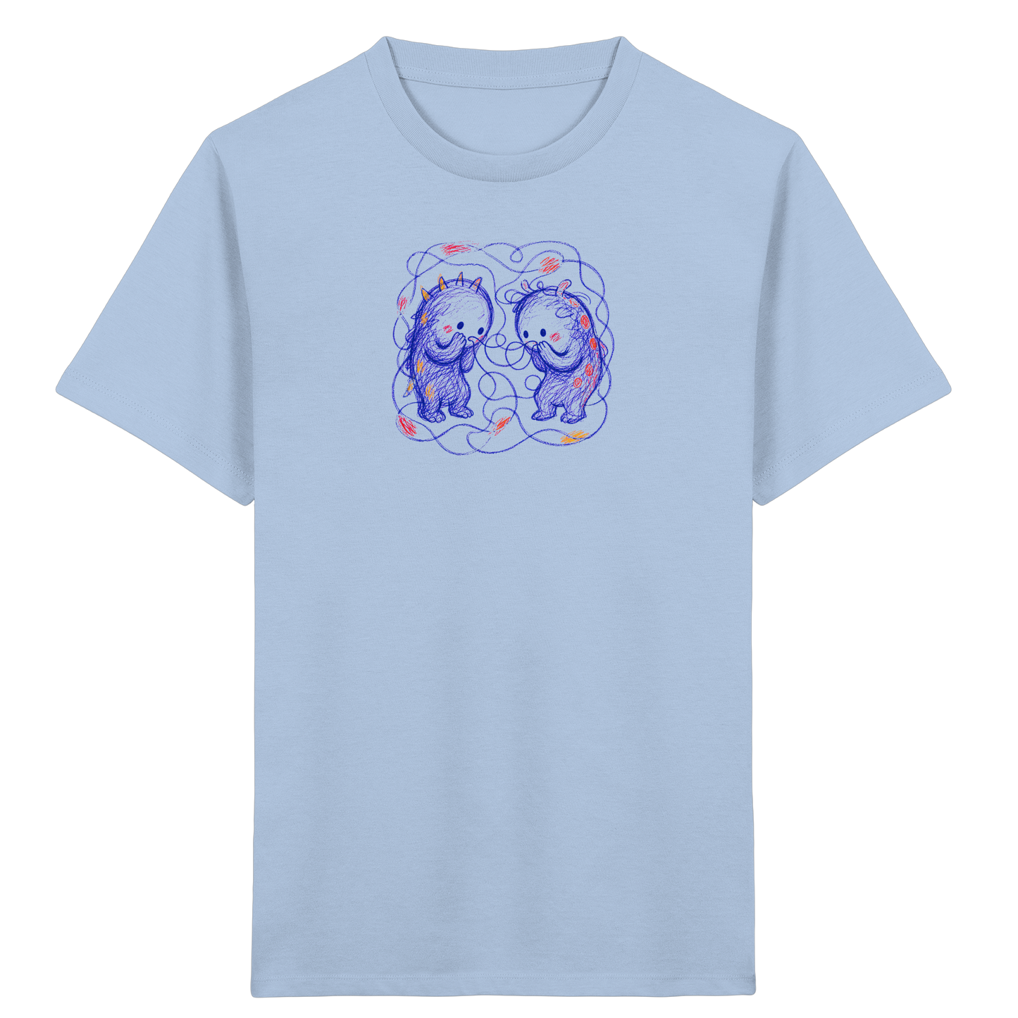 Leiseflüsterer Monster Kinder Shirt - Kinder Bio T-Shirt
