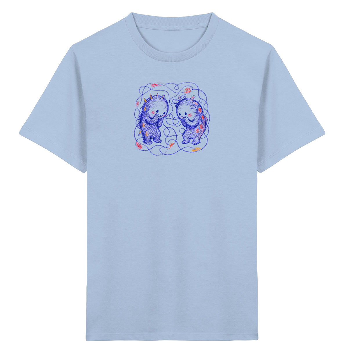 Leiseflüsterer Monster Kinder Shirt - Kinder Bio T-Shirt