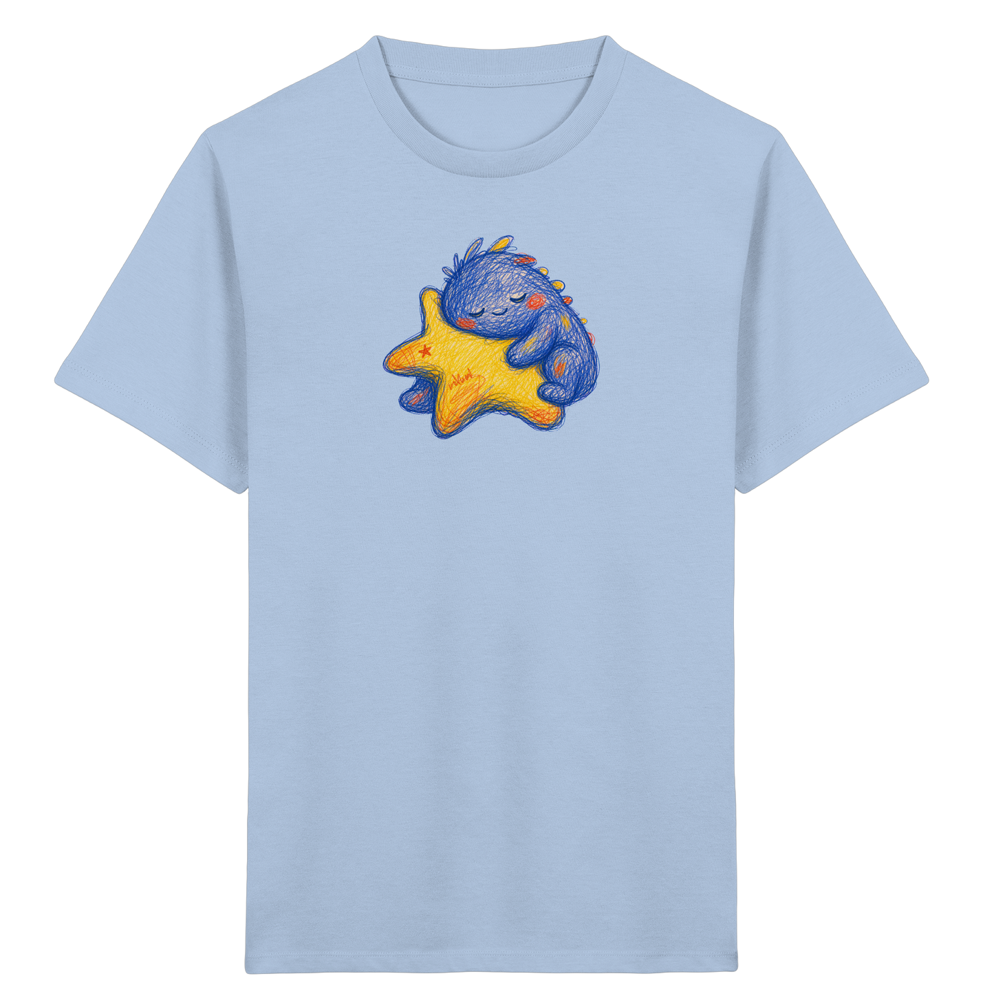 Sternenschläfer Monster mit Stern - Kinder Bio T-Shirt