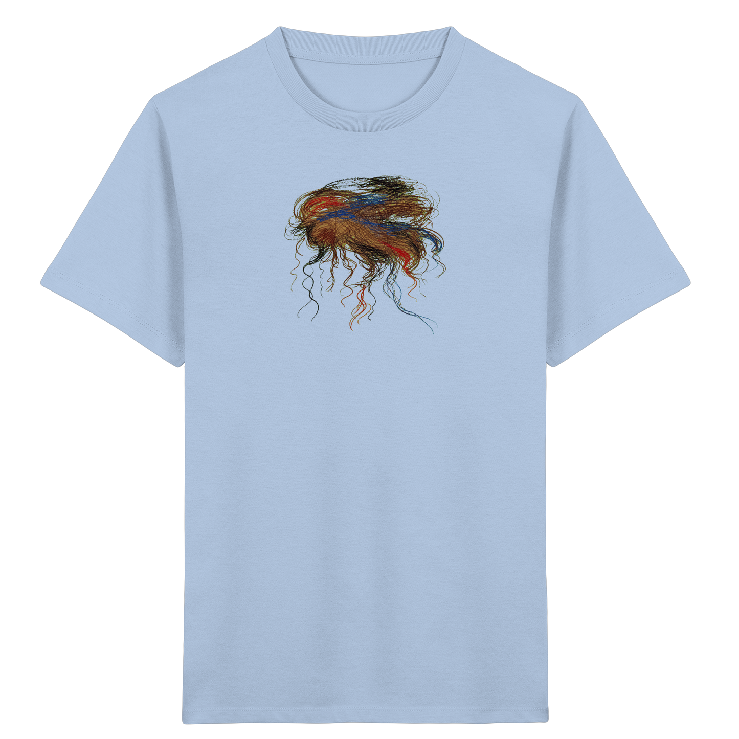 Blue-Soul Kinder Bio T-Shirt mit abstraktem Quallen-Motiv
