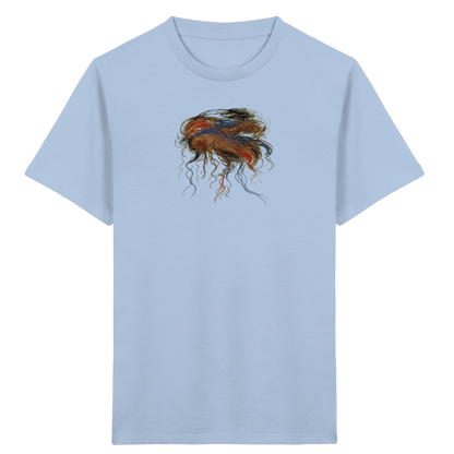 Blue-Soul Kinder Bio T-Shirt mit abstraktem Quallen-Motiv