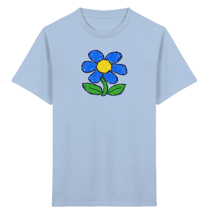 Kritzel Gänseblümchen für Kinder - Kinder Bio T-Shirt