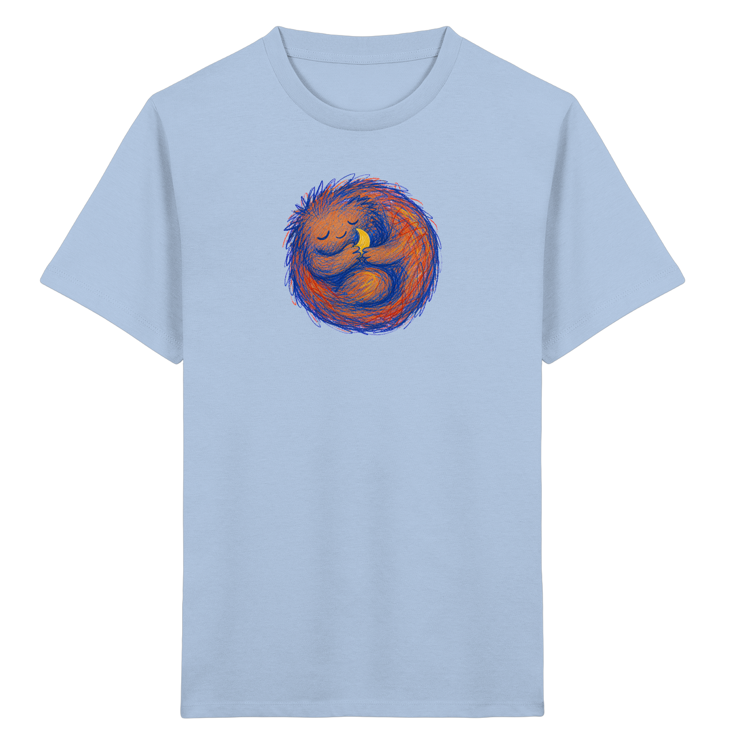 Schlafzottel mit kleinem Mond - Kinder Bio T-Shirt