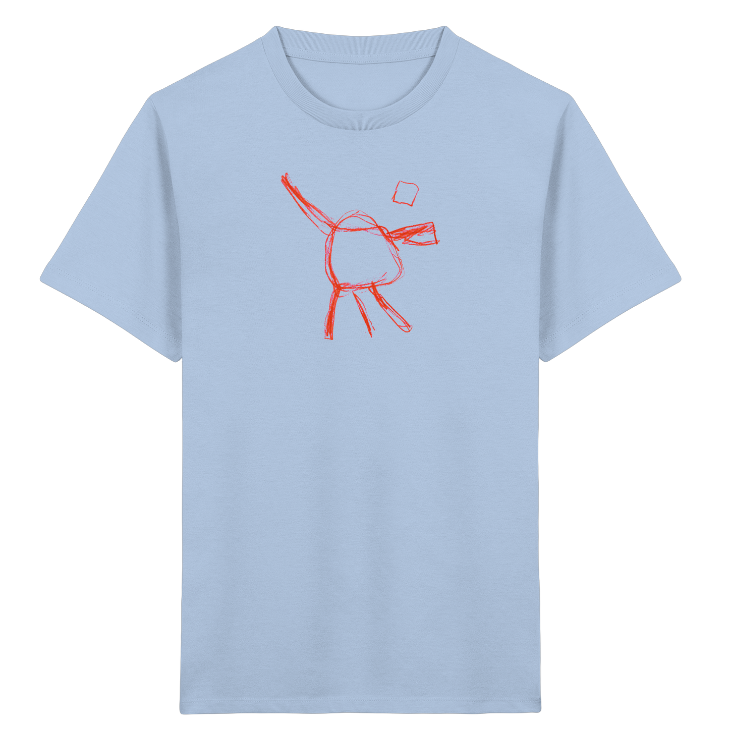 Orange Wackelfigur für Kinder - Kinder Bio T-Shirt