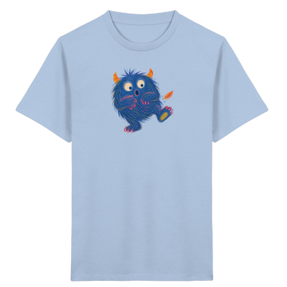 Kitzelzottel lacht im Federkitzel - Kinder Bio T-Shirt