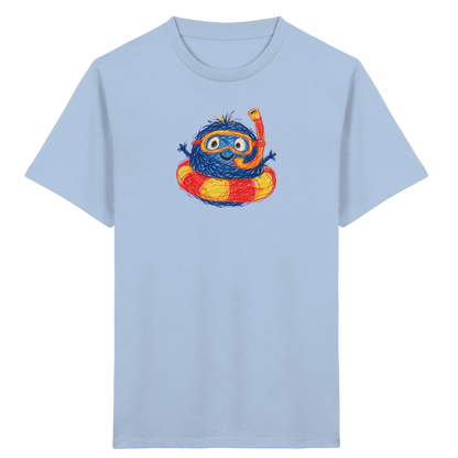 Schnorchelmumpf im Schwimmring - Kinder Bio T-Shirt