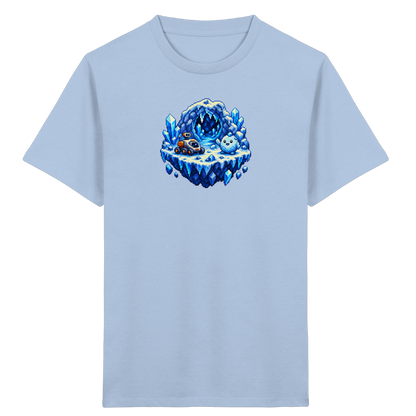 Abenteuerliches Pixel Eis-Geist T-Shirt - Kinder Bio T-Shirt