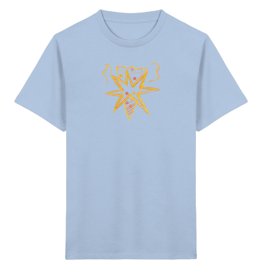 Currygelbe Sternenschultüte für Kinder - Kinder Bio T-Shirt