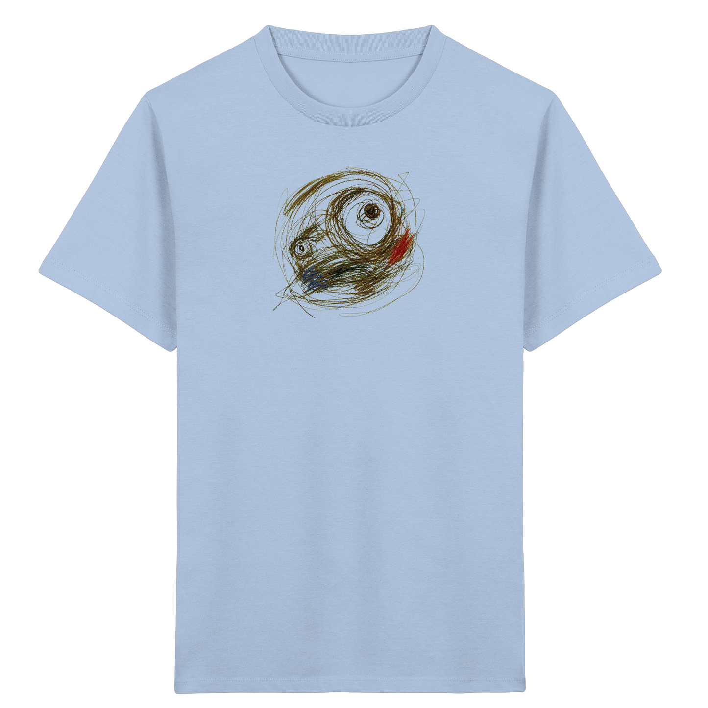 Cooles Monster T-Shirt im Scribble-Look - Kinder Bio T-Shirt