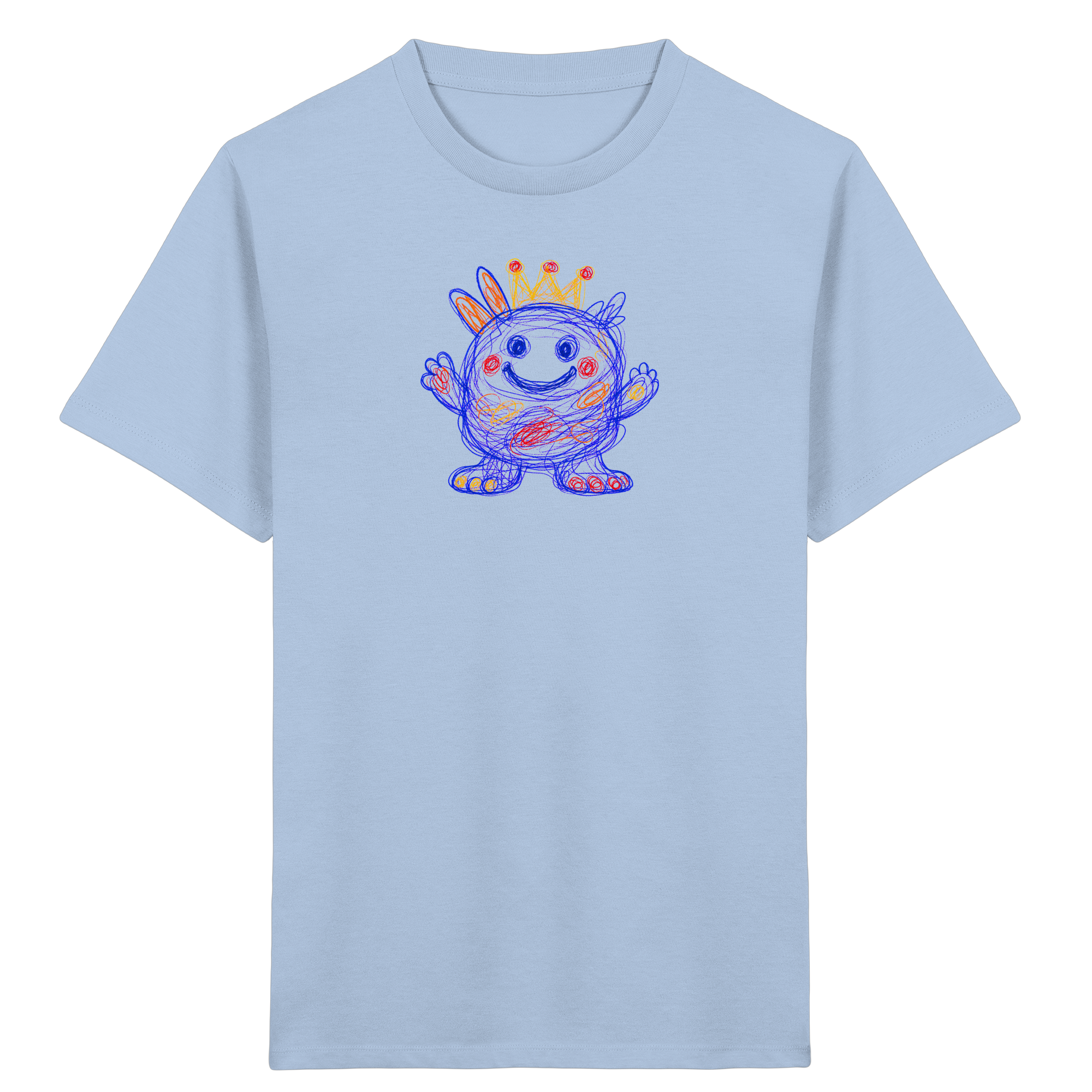 Kinder T-Shirt – Kringelkrone-Kritzelmonster