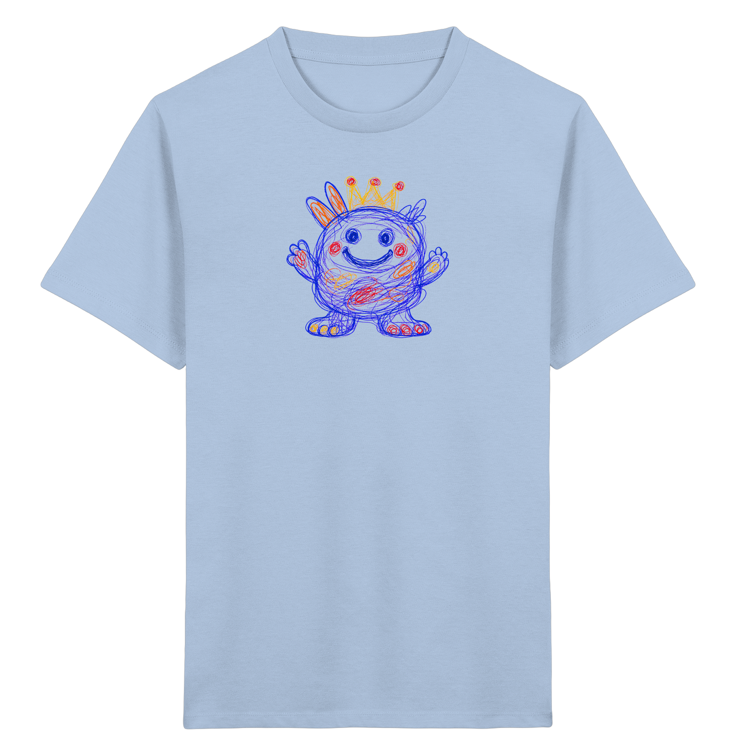 Kringelkrone Kritzelmonster Kinder Shirt - Kinder Bio T-Shirt