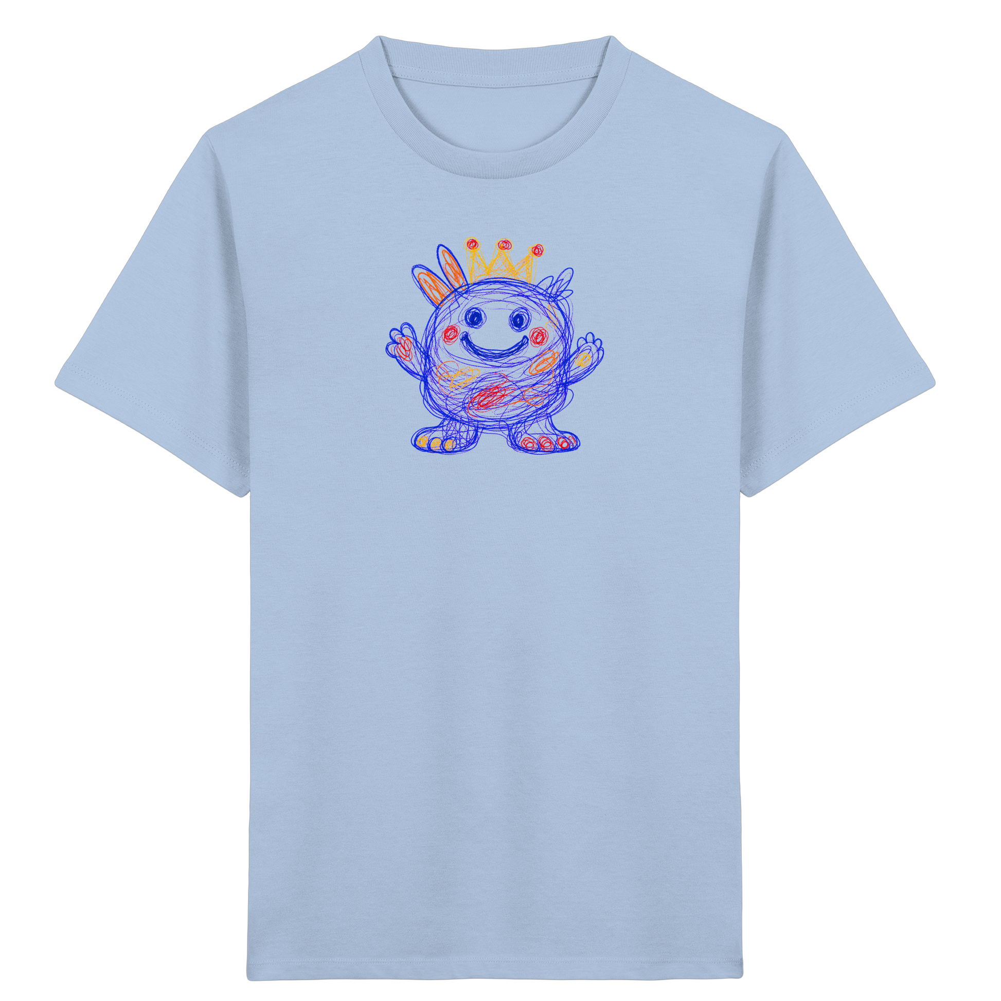 Kringelkrone Kritzelmonster Kinder Shirt - Kinder Bio T-Shirt